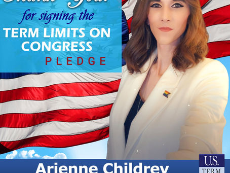 ARIENNE CHILDREY PLEDGES TO SUPPORT CONGRESSIONAL TERM LIMITS