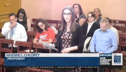 Testifying at the House