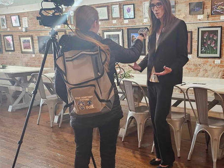 Arienne Childrey begins campaign for Angie King's Ohio House seat meeting voters in Celina